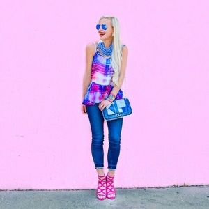 Askari Abby Plaid Haze Tank